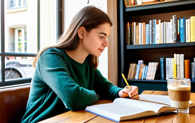 프랑스어 프랑스어 번역가 되기 - Professional Translator at Work**

"A professional French translator working at a clean desk in a br...